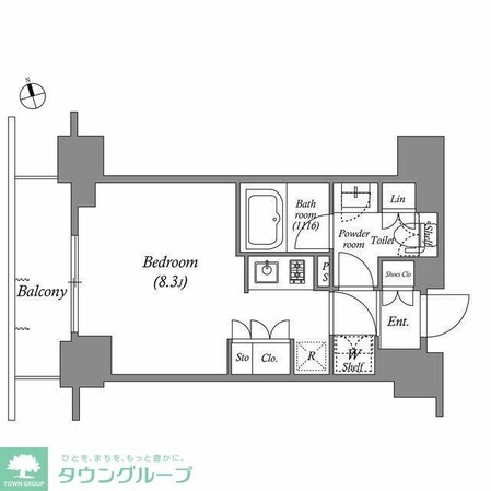 CORVAL大森の物件間取画像